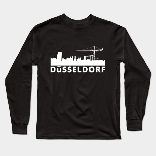 Dusseldorf Skyline | Germany Long Sleeve T-Shirt by Merch4Days